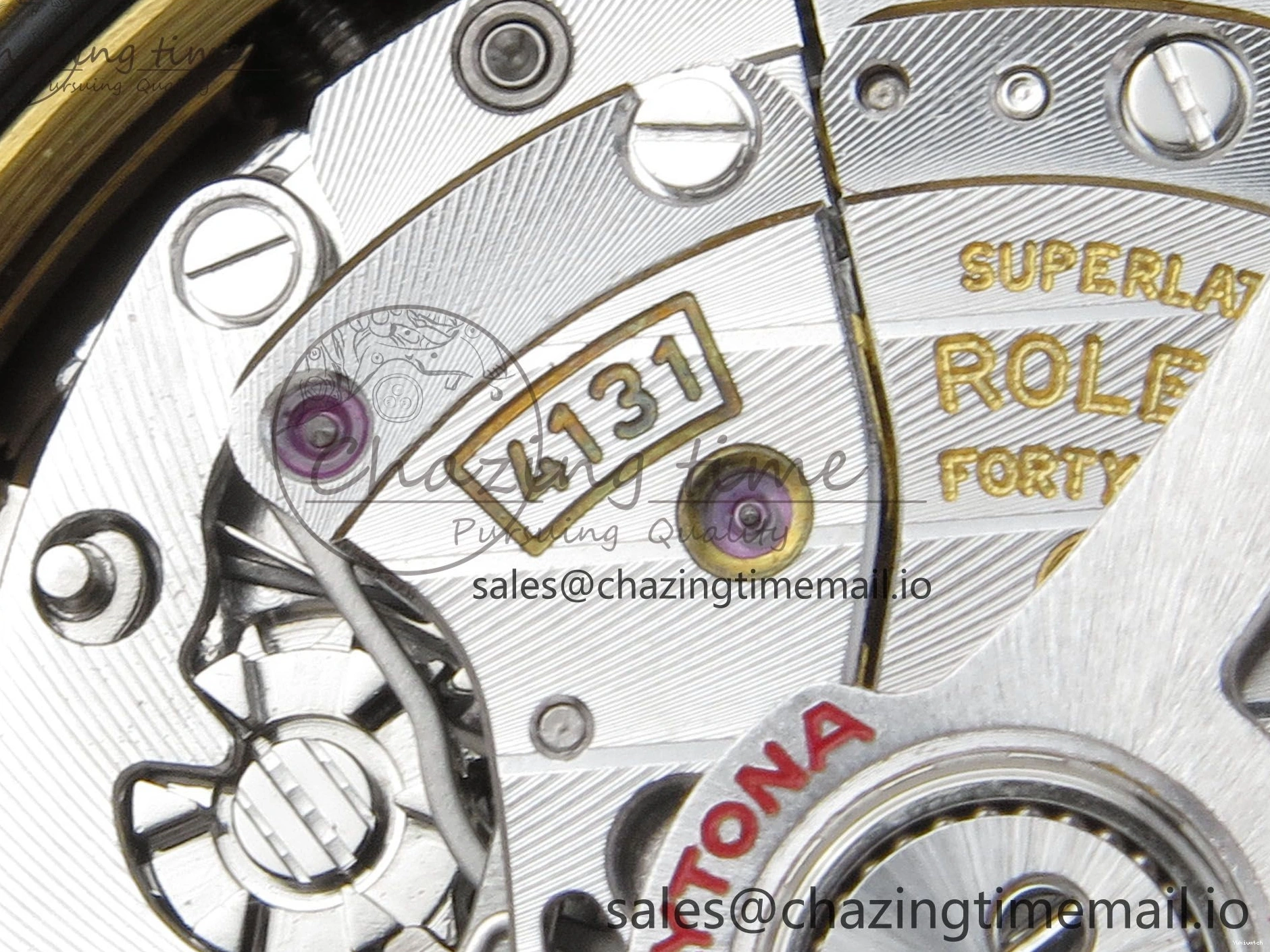 on Dial Daytona 1:1 YG Strap THBF Black SH4131 Edition Best 126518LN Oysterflex 0223